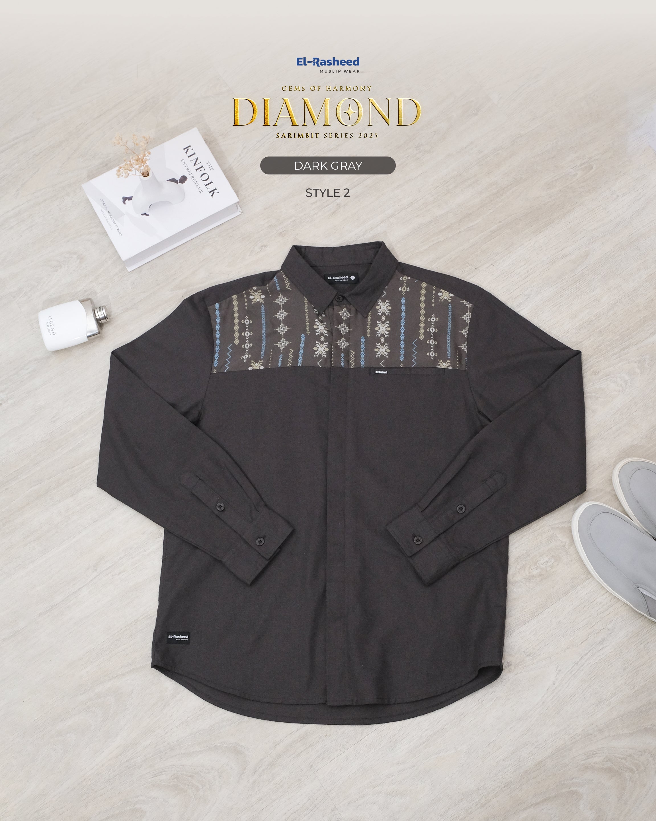 SARIMBIT 2025 DIAMOND SERIES - DARK GRAY