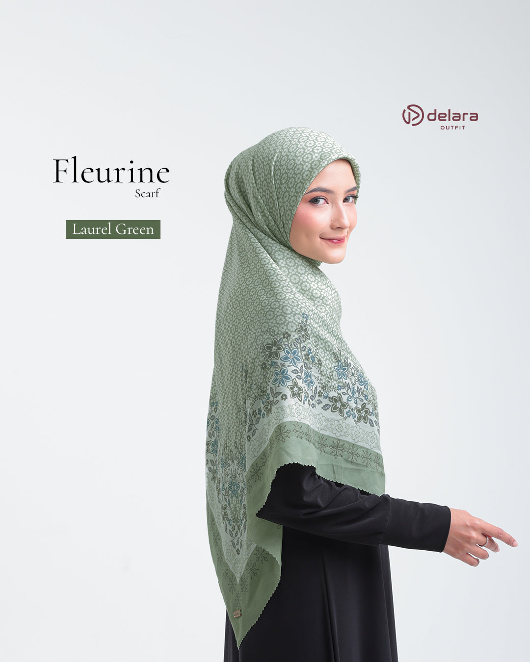 SCARF MOTIF FLEURINE 130