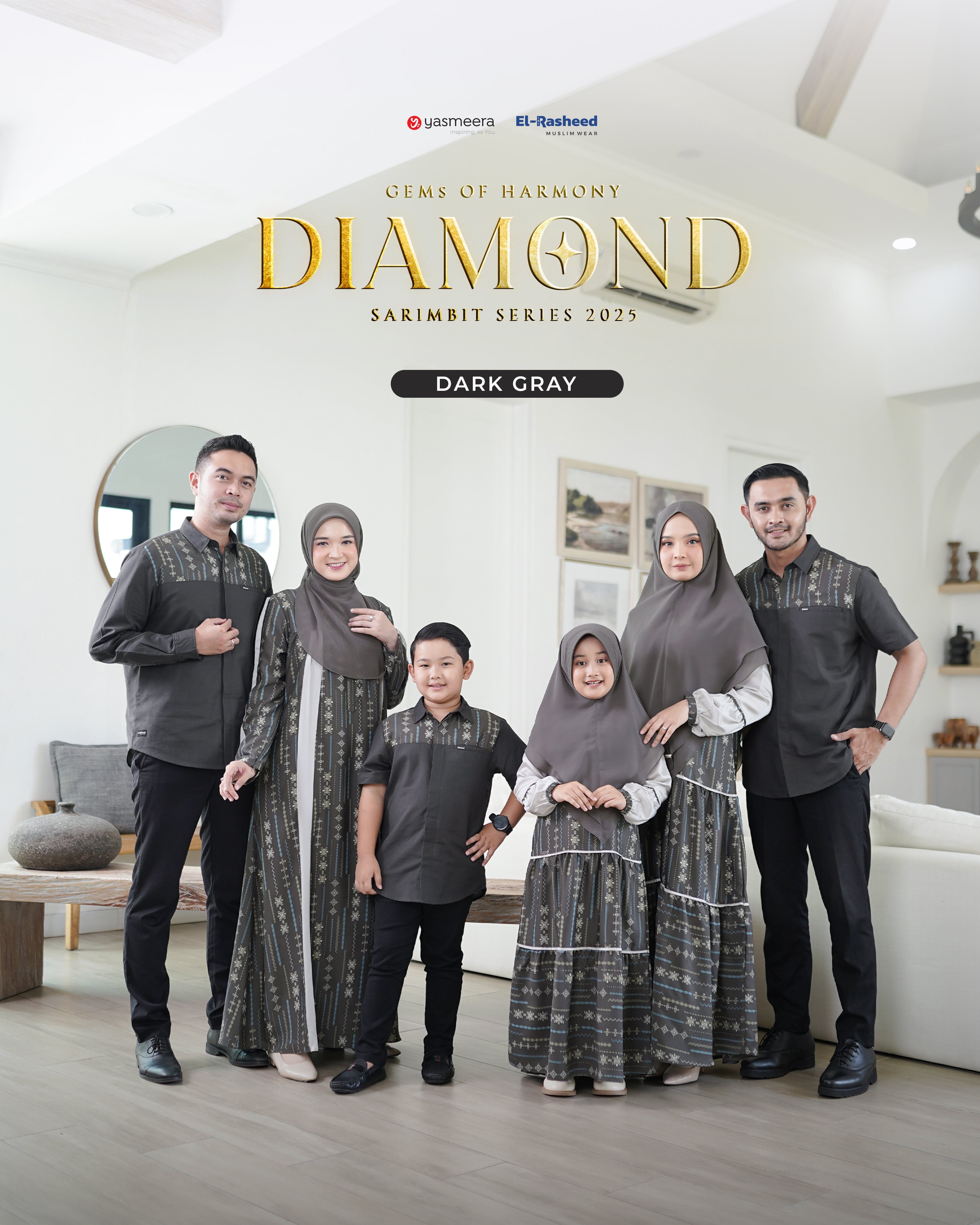 SARIMBIT 2025 DIAMOND SERIES - DARK GRAY