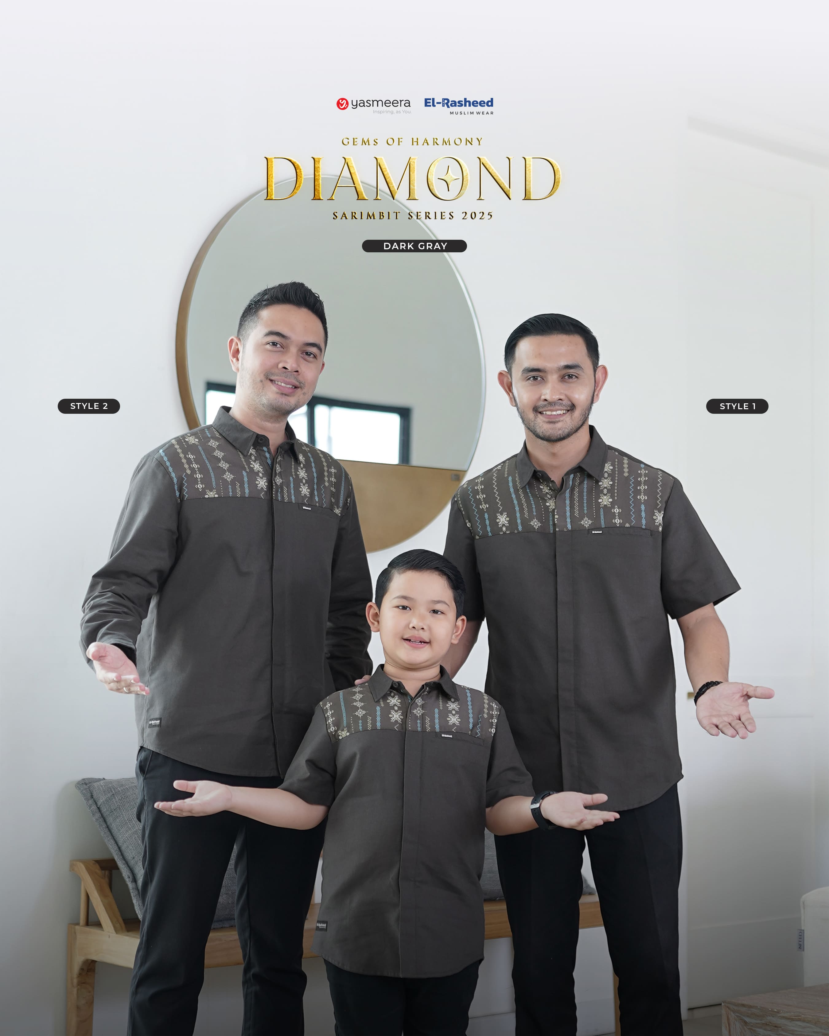 SARIMBIT 2025 DIAMOND SERIES - DARK GRAY