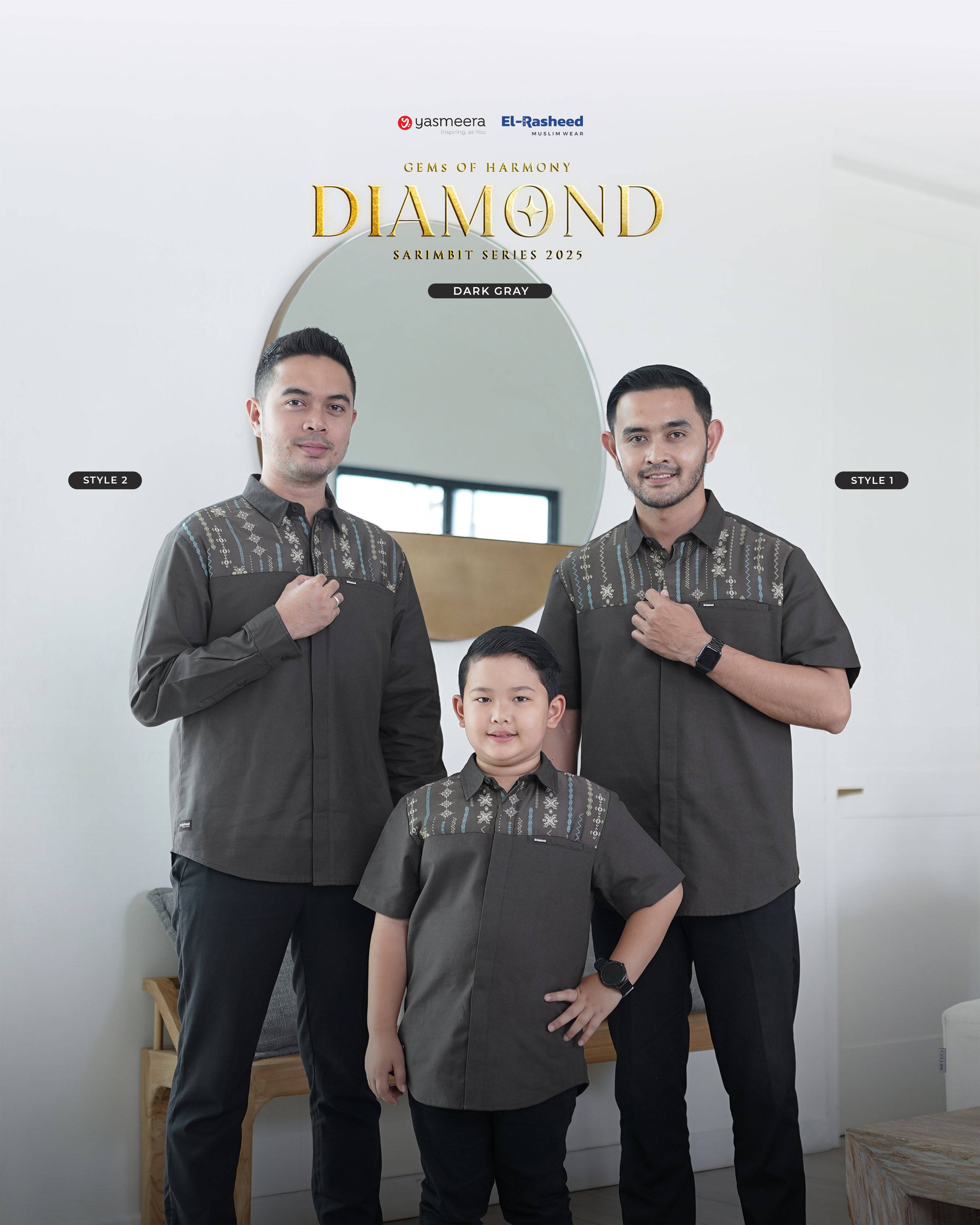 SARIMBIT 2025 DIAMOND SERIES - DARK GRAY