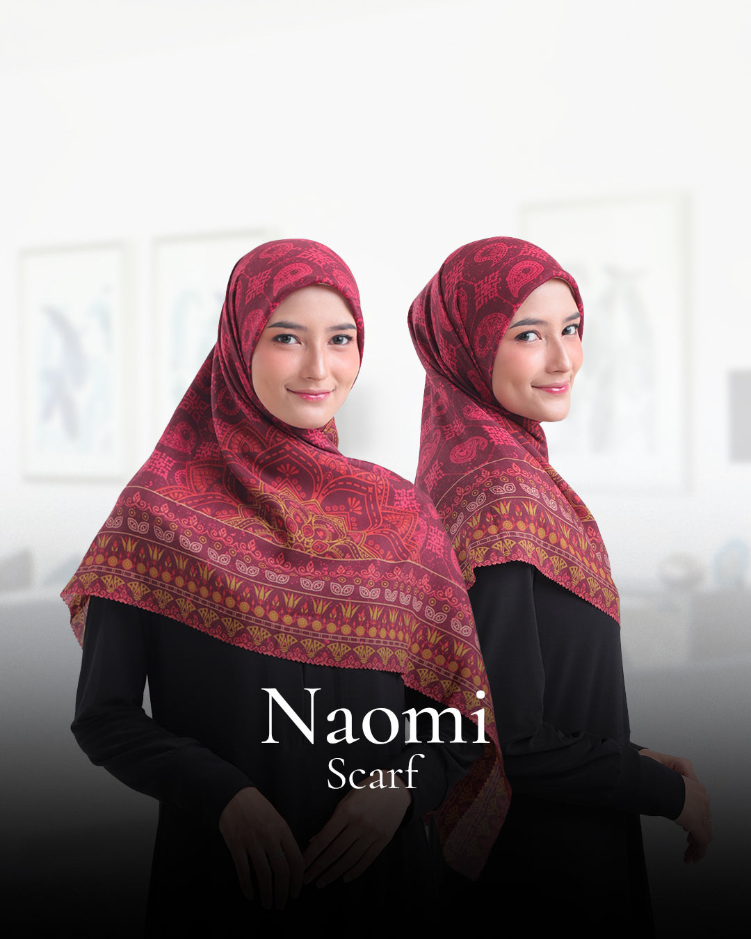 SCARF MOTIF NAOMI 130